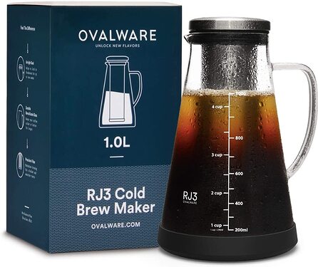 Ovalware Cold Brew Maker and Tea Infuser